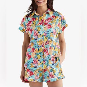 NWT The Company Store Garden Party Pajama Set